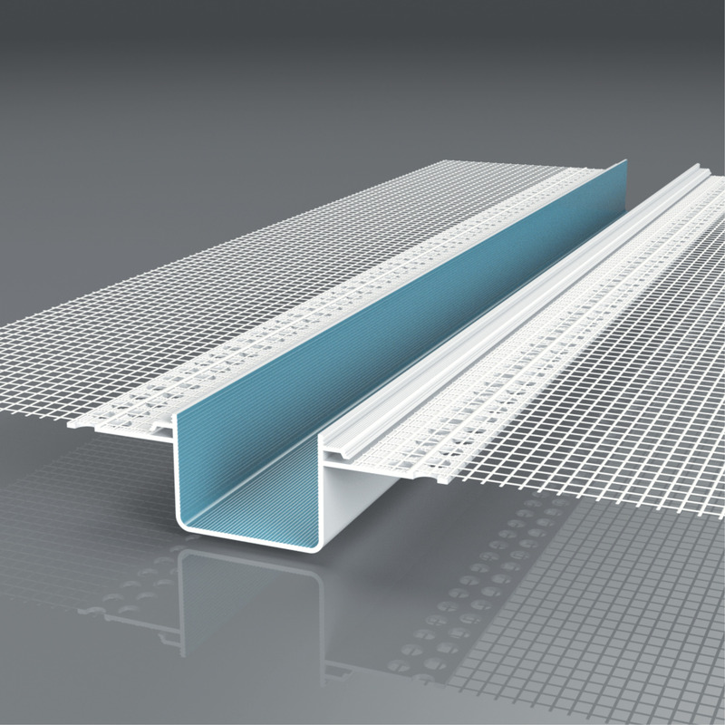 Perfil PVC entrecalle 20x20 con malla